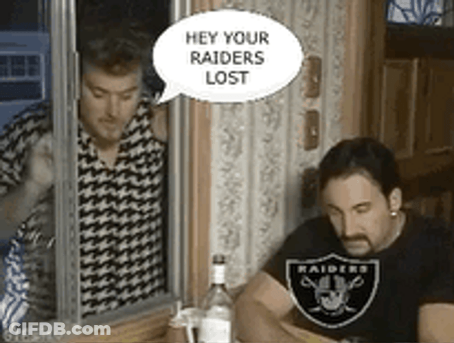 Raiders Lost Sad Fan Meme GIF