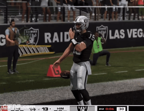 Raiders Player Number 15 On Field GIF