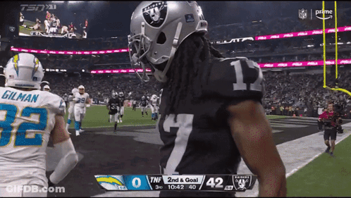 Raiders Vs Chargers Football Game GIF