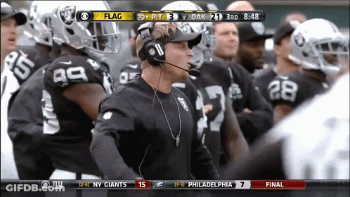 Raiders Vs Philadelphia Football Game GIF