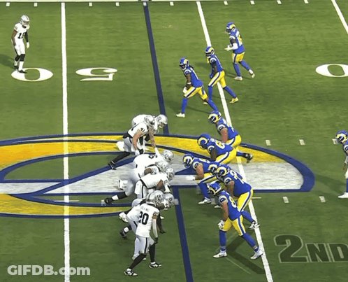 Raiders Vs Rams Football Game 2Nd Quarter GIF