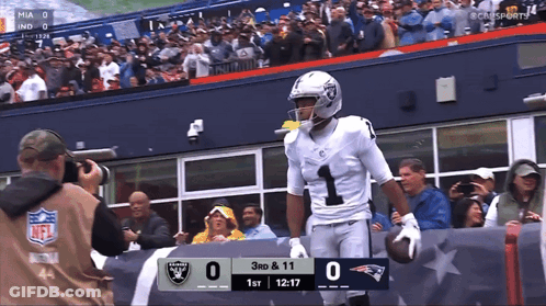 Raiders Winning Football Game GIF