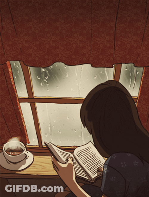 Rain Anime Aesthetic GIF