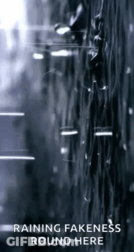 Rain Drops Raining Fakeness Round Here GIF