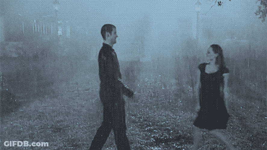 Rain Kiss Come Here GIF