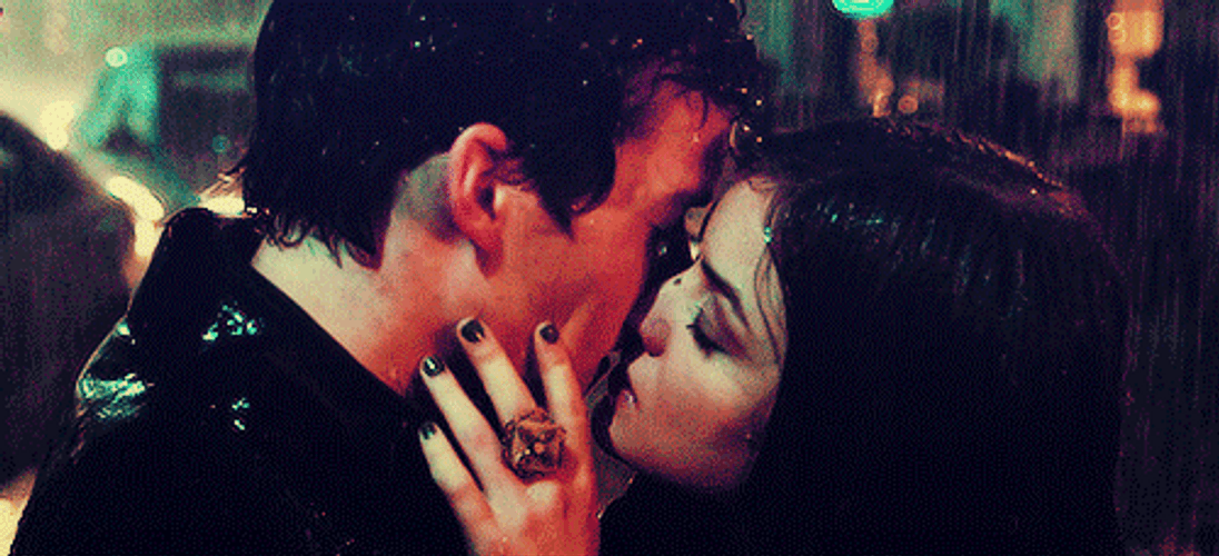 Rain Kiss Lucy Hale GIF