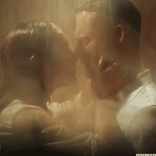 Rain Kiss Slow Romantic Passionate GIF