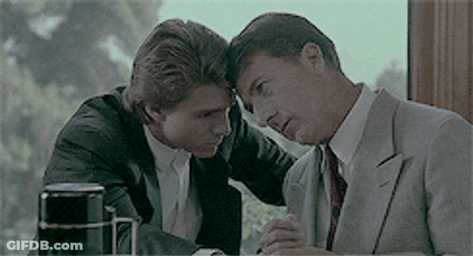 Rain Man Movie Tom Cruise Dustin Hoffman GIF