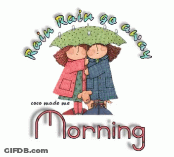 Rain Rain Go Away And Morning Sign GIF