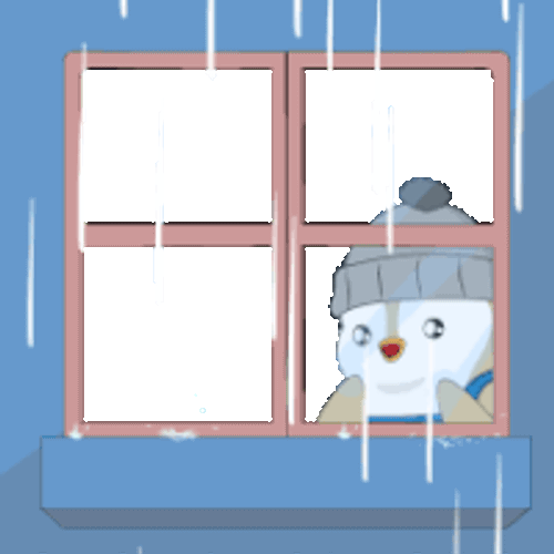 Rain Rainy Sticker GIF