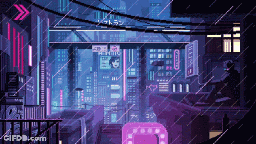 Rain Stream Starting Soon GIF
