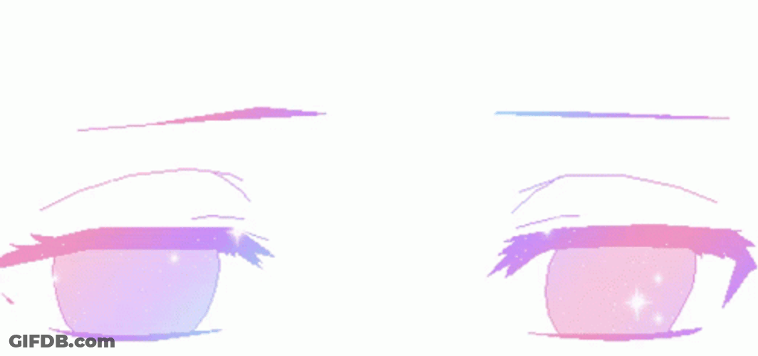Rainbow Anime Eyes GIF