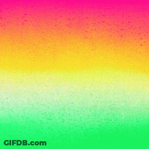 Rainbow Background With Letter L GIF