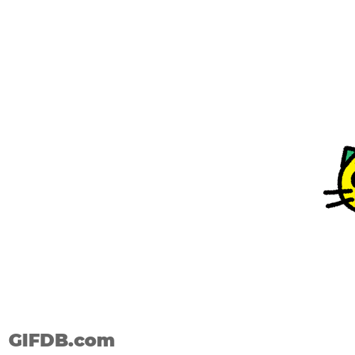 Rainbow Cat Happy Weekend Design Art GIF