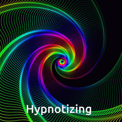 Rainbow Color Hypnosis Spiral GIF