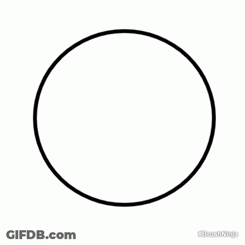 Rainbow Colored Circle #Brushninja GIF