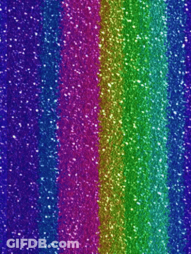 Rainbow Colored Glitter Texture GIF