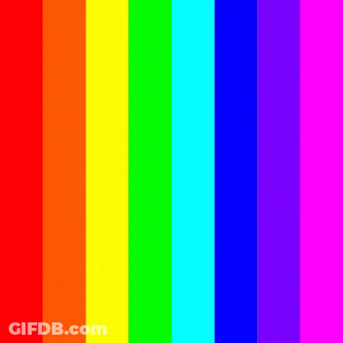 Rainbow Colored Striped Background GIF
