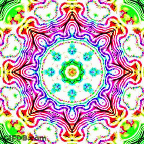 Rainbow Colorful Optical Illusion GIF