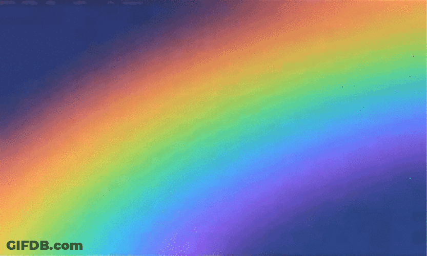 Rainbow Colors Fade Curve GIF