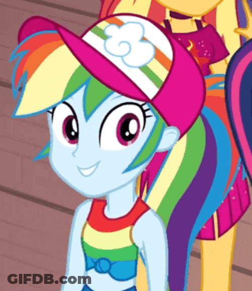 Rainbow Dash Equestria Girls GIF