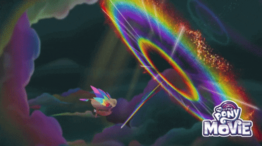Rainbow Dash Flying GIF