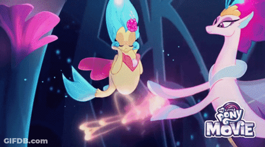 Rainbow Dash Friends Showing Their Tails GIF