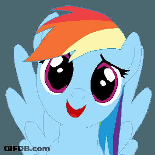 Rainbow Dash Lick GIF