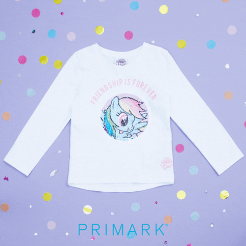 Rainbow Dash Sweatshirt Primark GIF