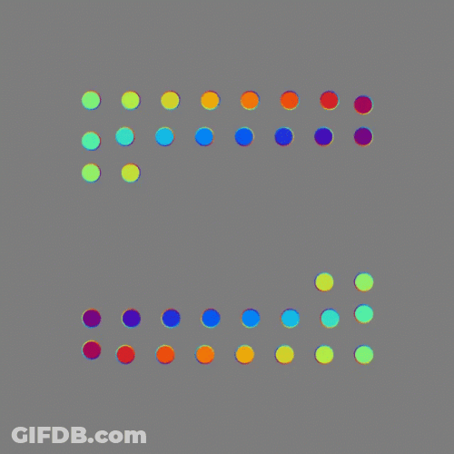 Rainbow Dots Optic GIF