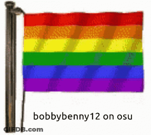 Rainbow Flag With Bobbybenny12 On Osu GIF