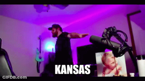 Rainbow Flag With Kansas Gay Pride GIF