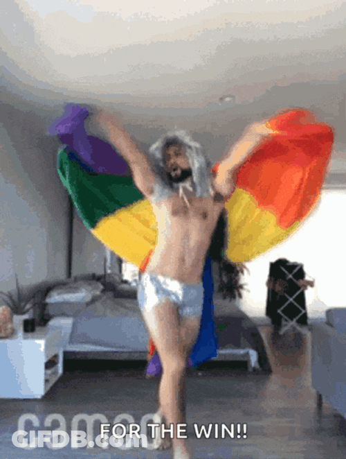 Rainbow Gay GIF