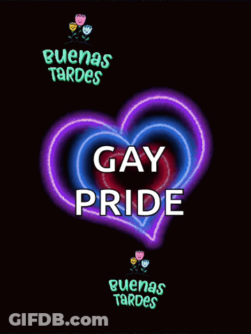 Rainbow Heart With Gay Pride GIF
