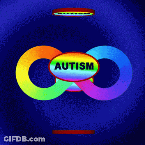 Rainbow Infinity Symbol Autism GIF