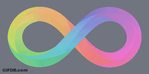 Rainbow Infinity Symbol GIF