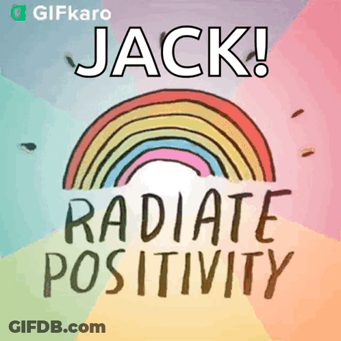 Rainbow Jack Radiate Positivity GIF