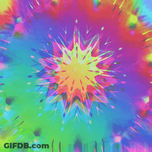 Rainbow Mandala Kaleidoscope GIF