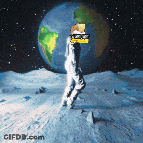 Rainbow Moon With Goodnight Love GIF