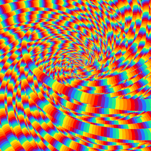 Rainbow Moving Formation GIF
