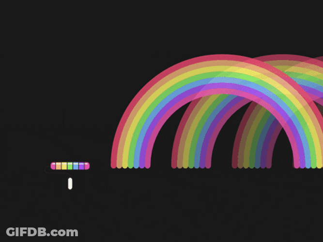 Rainbow Painting Brush GIF