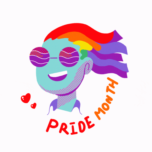 Rainbow Pride Month LGBTQIA Bisexual GIF