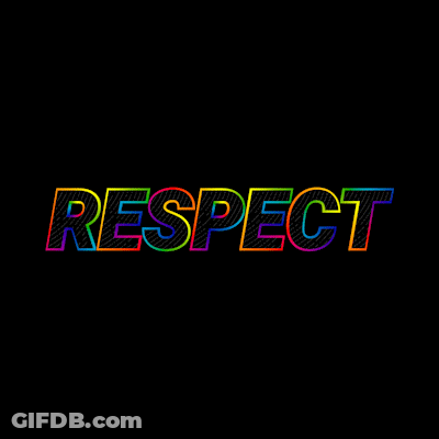 Rainbow Respect GIF