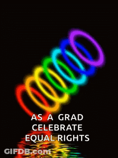 Rainbow Slinky As A Grad Celebrate Equal Rights GIF