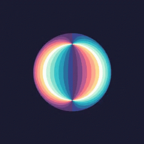 Rainbow Sphere Office Space Milton GIF