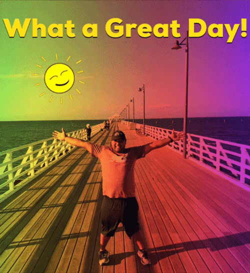 Rainbow What A Great Day Have An Awesome Day GIF