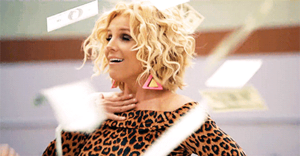 Raining Money Britney Spears GIF