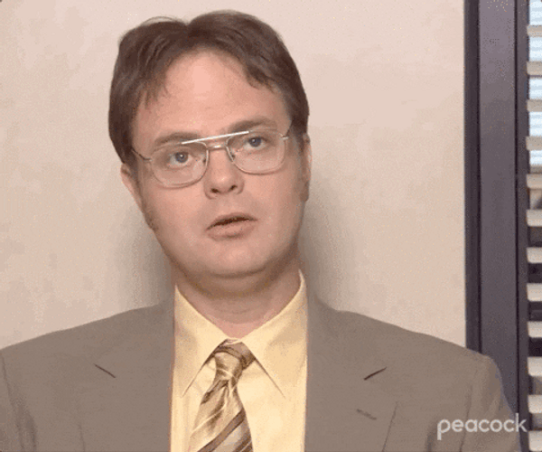 Rainn Wilson No! GIF