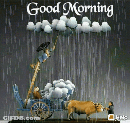 Rainy Good Morning Cloud Farming GIF
