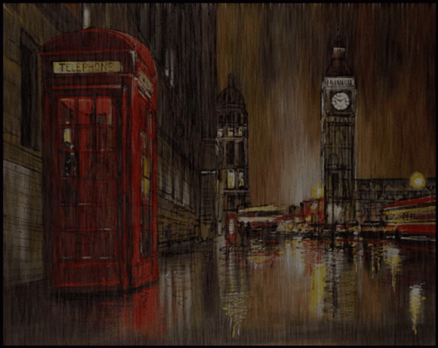 Rainy Night In London GIF